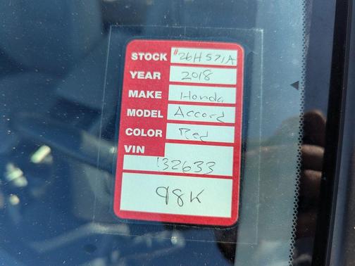 2018 Honda Accord EX-L