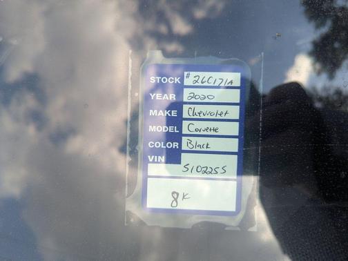 2020 Chevrolet Corvette Stingray w/2LT