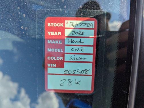 2025 Honda Civic Sport