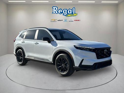 Platinum White Pearl 2026 Honda CR-V Hybrid Sport-L