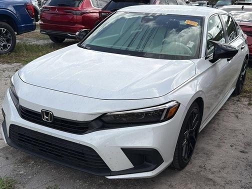 White 2023 Honda Civic Sport