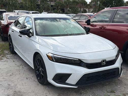 White 2023 Honda Civic Sport