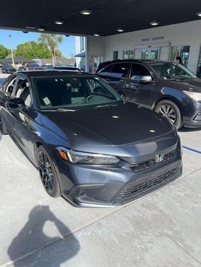 Meteorite Gray Metallic 2024 Honda Civic Sport