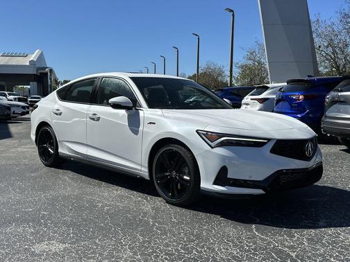 Platinum White Pearl 2026 Acura Integra A-Spec Technology