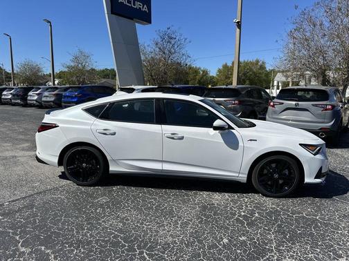 Platinum White Pearl 2026 Acura Integra A-Spec Technology