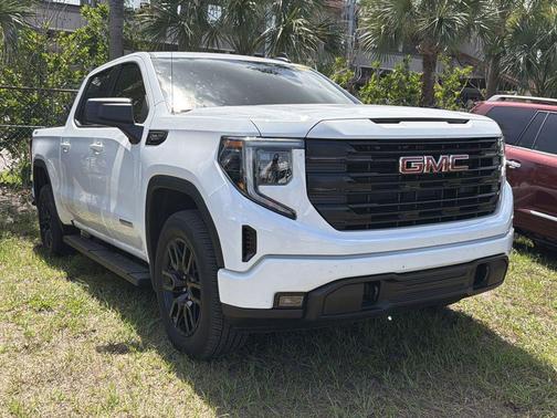 Summit White 2024 GMC Sierra 1500 Elevation