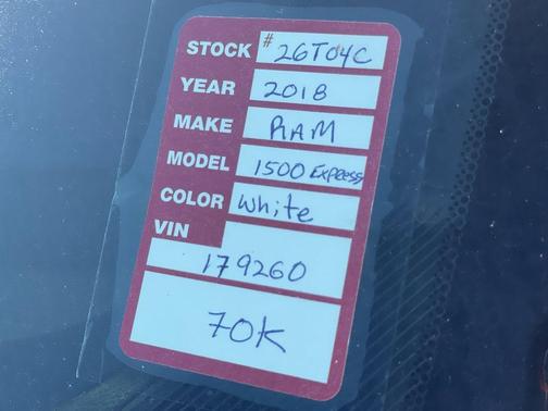 2018 RAM 1500 Express