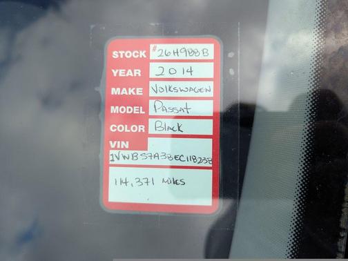 2014 Volkswagen Passat 1.8T SE
