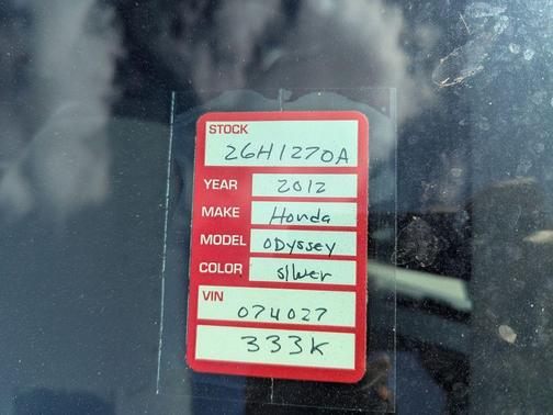 2012 Honda Odyssey EX-L