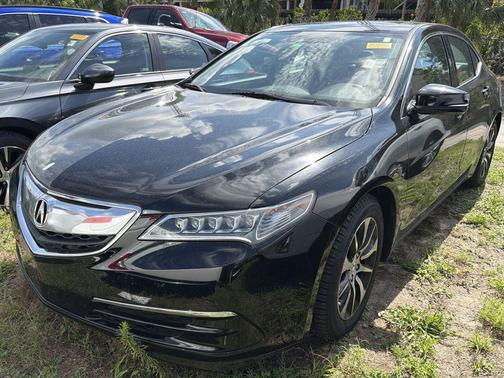 Crystal Black Pearl 2015 Acura TLX Tech