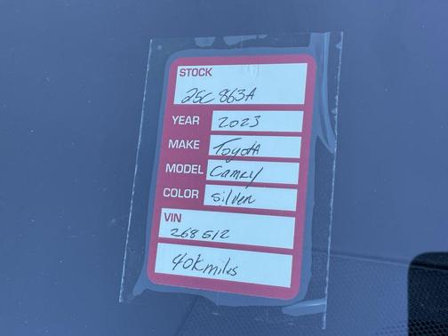2023 Toyota Camry 
