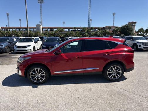 Red 2021 Acura RDX Technology Package