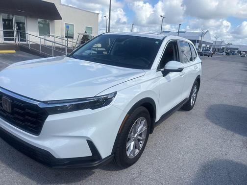 Platinum White Pearl 2025 Honda CR-V EX