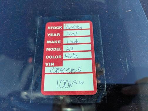 2012 Honda Fit Sport