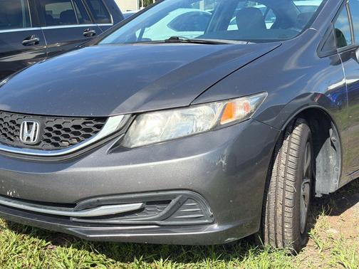 Urban Titanium Metallic 2013 Honda Civic LX