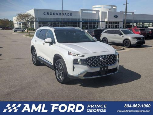 Quartz White 2022 Hyundai SANTA FE Limited