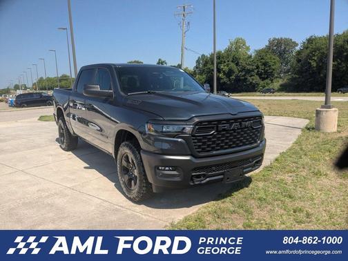 Forged Blue Metallic 2025 RAM 1500 Warlock Crew Cab 4x4 5'7' Box