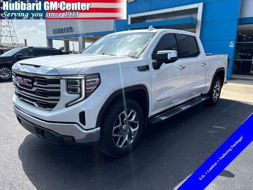 White Frost Tri-Coat 2022 GMC Sierra 1500 SLT
