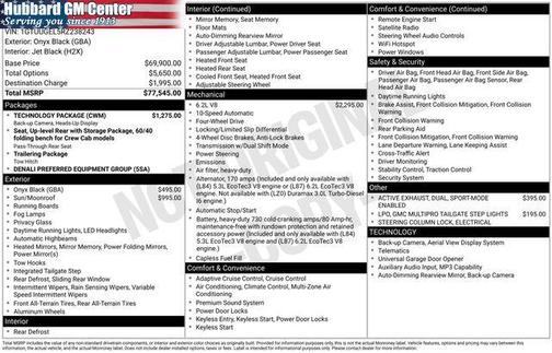 Onyx Black 2024 GMC Sierra 1500 Denali