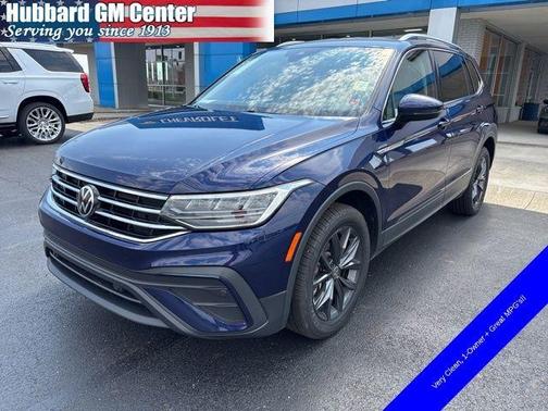 Atlantic Blue 2022 Volkswagen Tiguan 2.0T SE