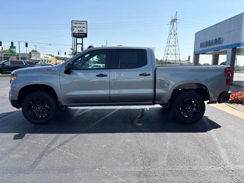 Sterling Gray Metallic 2026 Chevrolet Silverado 1500 Custom Trail Boss