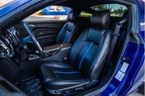 Blue 2014 Ford Mustang GT Premium