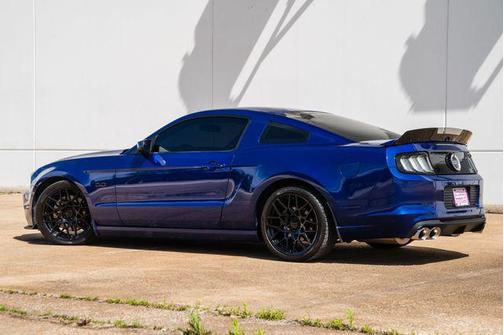 Blue 2014 Ford Mustang GT Premium