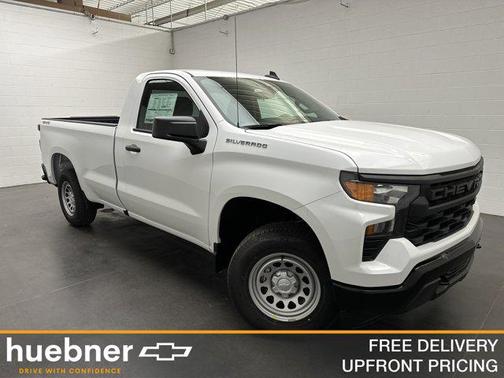 Summit White 2026 Chevrolet Silverado 1500 WT