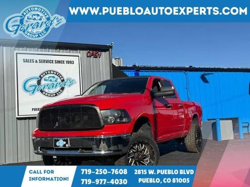 Red 2012 RAM 1500 SLT