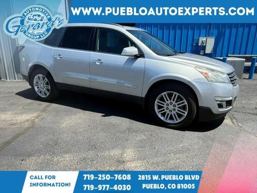 Silver 2014 Chevrolet Traverse 1LT