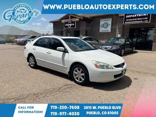White 2003 Honda Accord EX V6