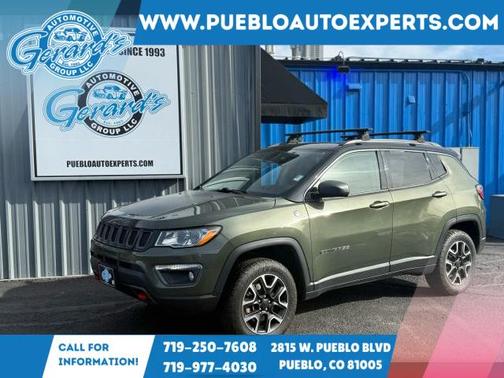 Green 2019 Jeep Compass Trailhawk