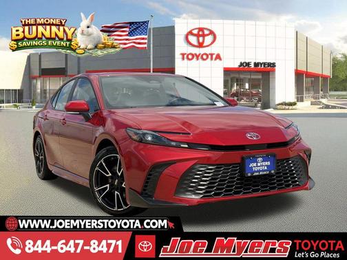 Supersonic Red 2025 Toyota Camry SE
