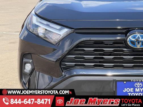 Midnight Black Metallic 2024 Toyota RAV4 Hybrid XLE Premium