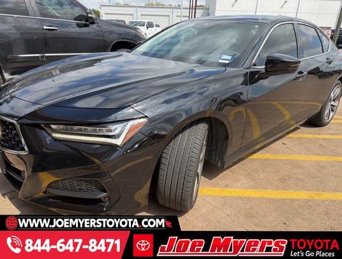 Majestic Black Pearl 2023 Acura TLX Advance