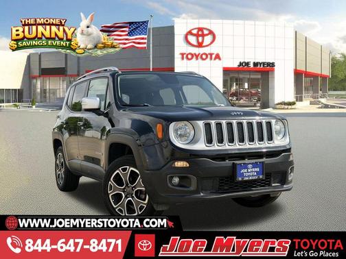 Black 2017 Jeep Renegade Limited