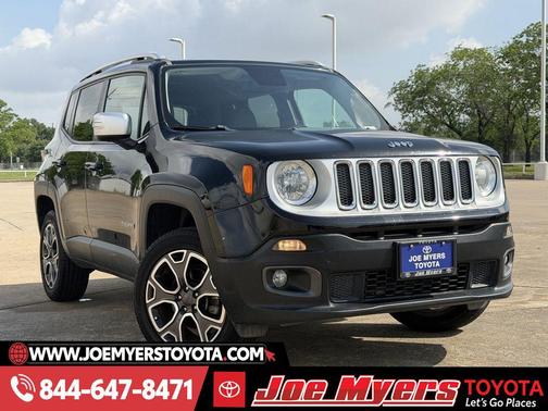 Black 2017 Jeep Renegade Limited