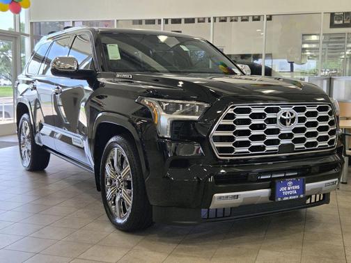 Midnight Black 2026 Toyota Sequoia Capstone