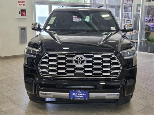 Midnight Black 2026 Toyota Sequoia Capstone