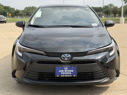 Midnight Black Metallic 2025 Toyota Corolla Hybrid LE