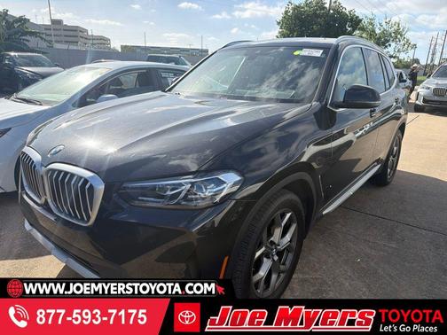 Black 2024 BMW X3 sDrive30i