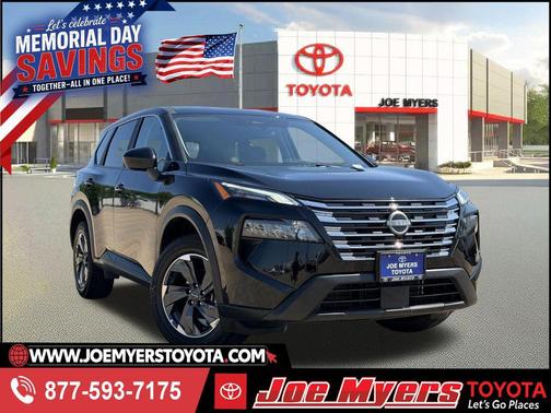 Super Black 2025 Nissan Rogue SV
