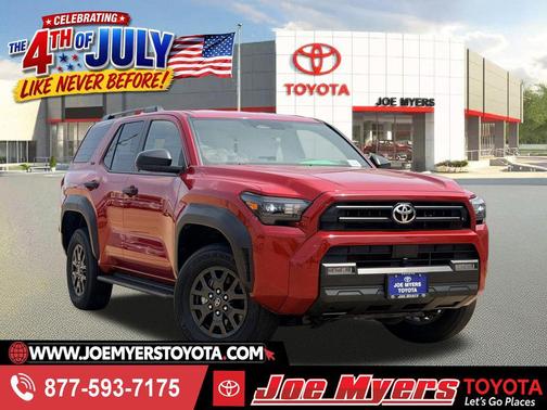 Supersonic Red 2025 Toyota 4Runner SR5