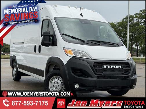 Bright White Clearcoat 2026 RAM ProMaster 2500 Tradesman