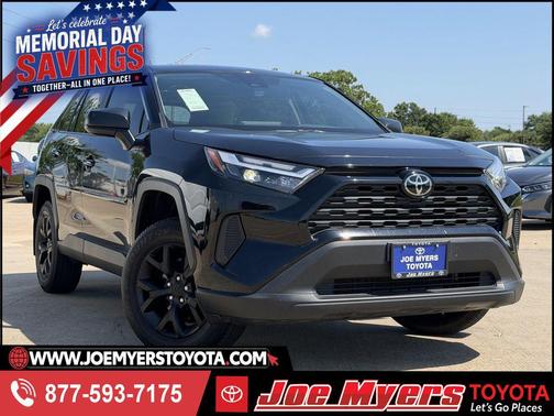 Midnight Black Metallic 2024 Toyota RAV4 LE