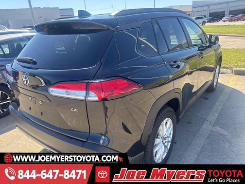 Jet Black 2025 Toyota Corolla Cross LE