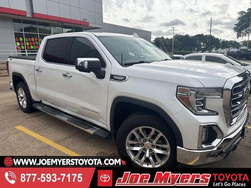 White Frost Tricoat 2019 GMC Sierra 1500 SLT