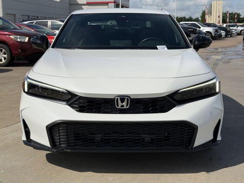 Platinum White Pearl 2025 Honda Civic Sport
