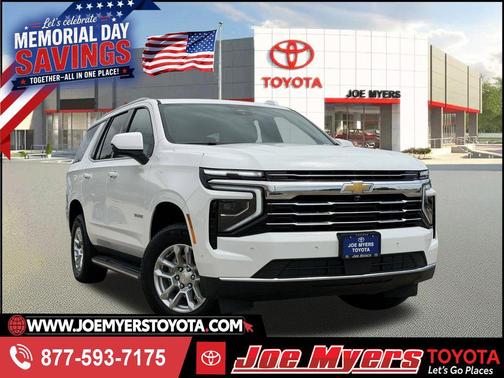 Summit White 2025 Chevrolet Tahoe LT