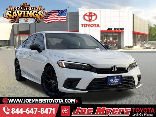 Platinum White Pearl 2024 Honda Civic Sport